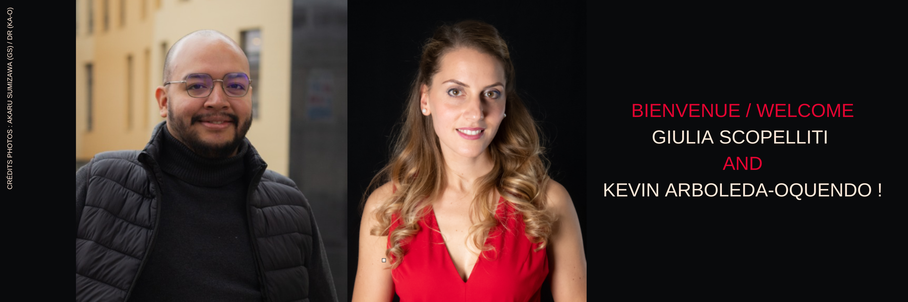 <h1>Giulia Scopelliti and&nbsp;Kevin Arboleda-Oquendo join RSBA !</h1>